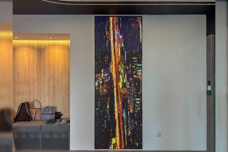 Indoor LED Screen at ASICS HQ at Menara IQ, Kuala Lumpur