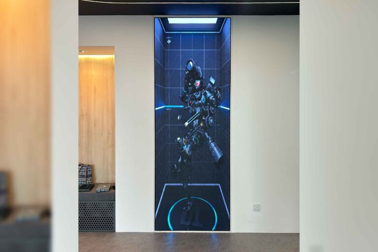 Indoor LED Screen at ASICS HQ at Menara IQ, Kuala Lumpur