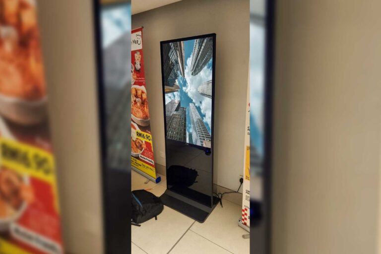 Interactive Touch-screen Kiosk / Standee at Indect (M) Sdn Bhd