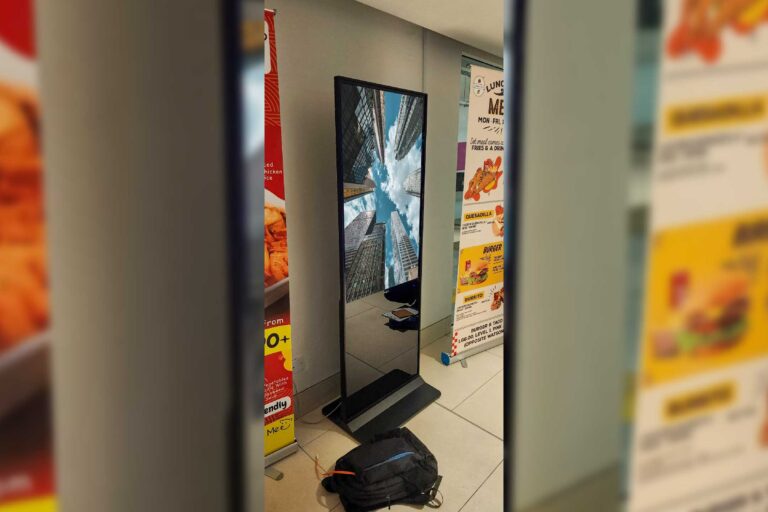 Interactive Touch-screen Kiosk / Standee at Indect (M) Sdn Bhd