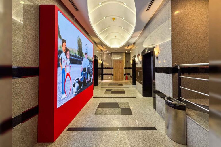 Indoor LED Screen at Insurance Company at Klang