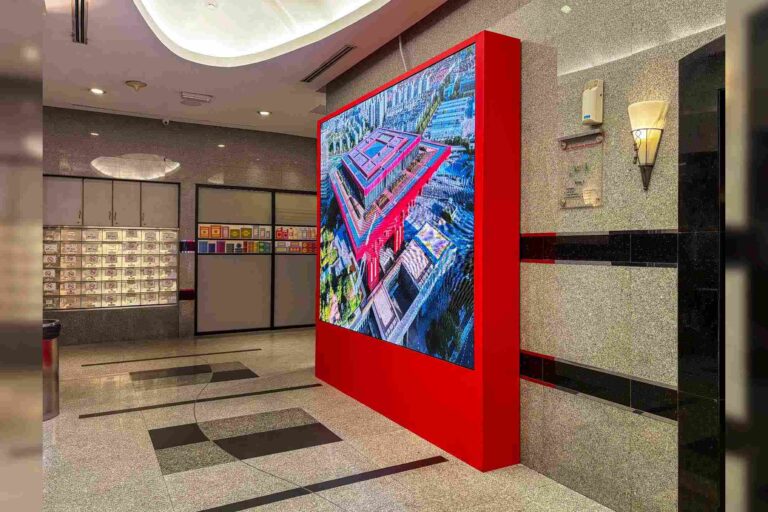Indoor LED Screen at Insurance Company at Klang