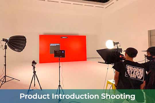 Event / Rental LED Screen at Jesceon Product Introduction Shooting, The Raw Studio by Metal Bees