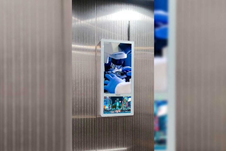VEXO Dual Screen Lift Signage at KPJ Johor Specialist Hospital