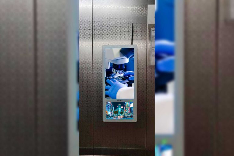 VEXO Dual Screen Lift Signage at KPJ Johor Specialist Hospital
