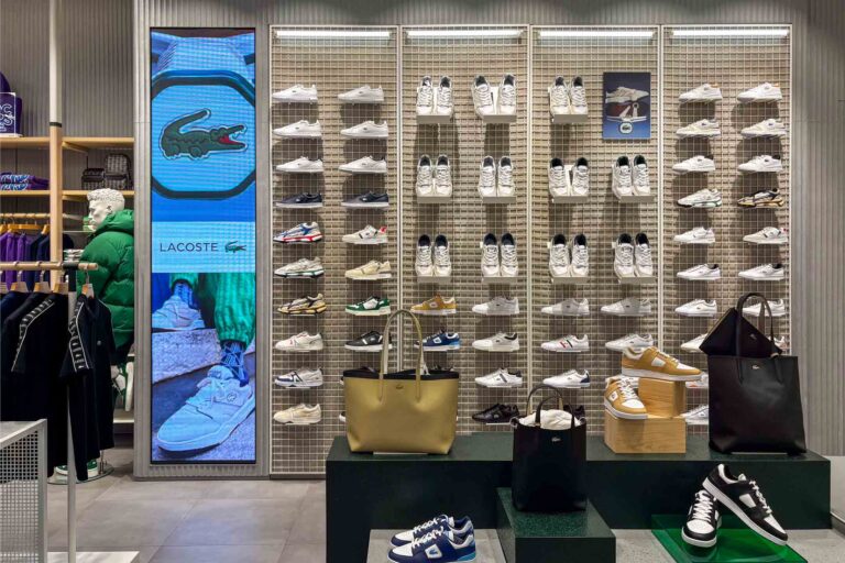 Indoor LED Screen at Lacoste, Pavilion Damansara Heights Mall