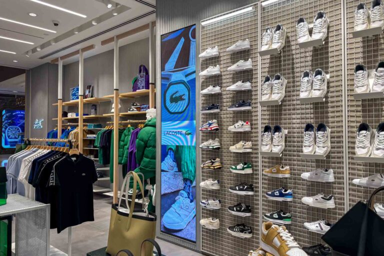 Indoor LED Screen at Lacoste, Pavilion Damansara Heights Mall