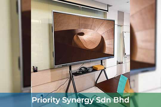 VEXO Smart Interactive Panel at Priority Synergy Sdn Bhd