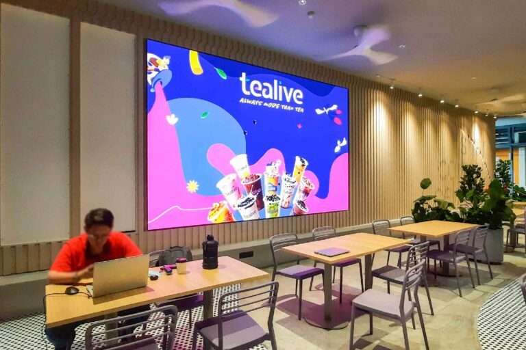 Indoor LED Screen at Rivercity at Kuala Lumpur
