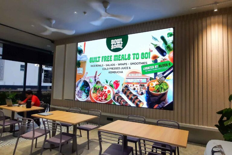 Indoor LED Screen at Rivercity at Kuala Lumpur