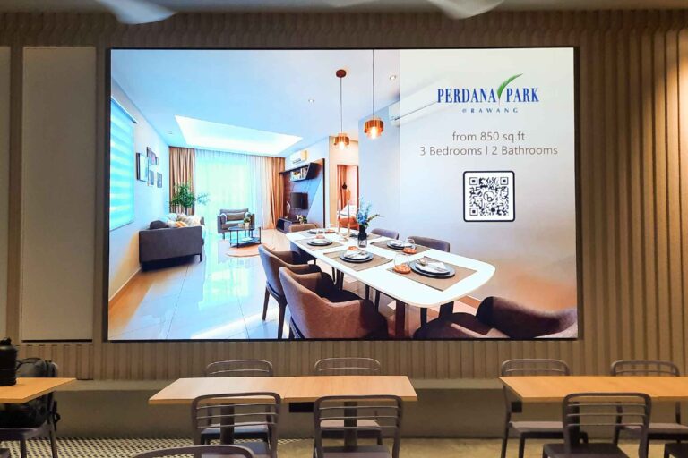 Indoor LED Screen at Rivercity at Kuala Lumpur