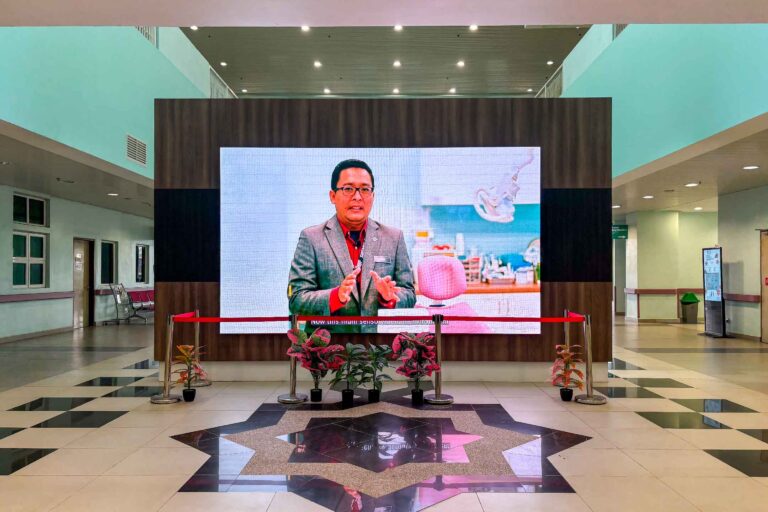 Indoor LED Screen at Sultan Ahmad Shah Medical Centre