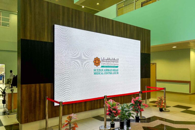 Indoor LED Screen at Sultan Ahmad Shah Medical Centre