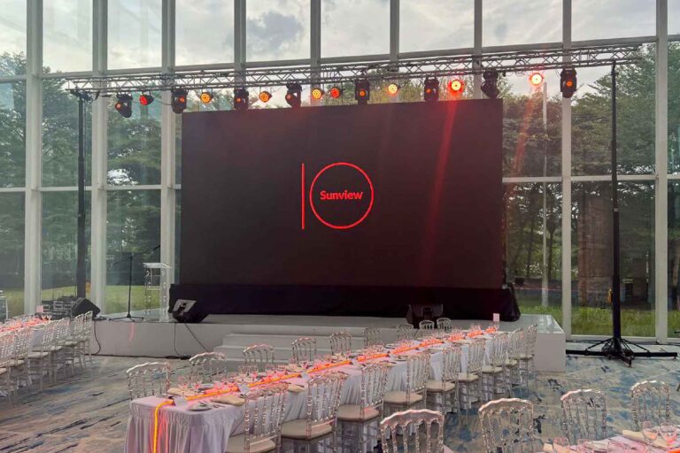 Event / Rental LED Screen at Sunview 10 Anniversary Dinner, Sentul Pavilion