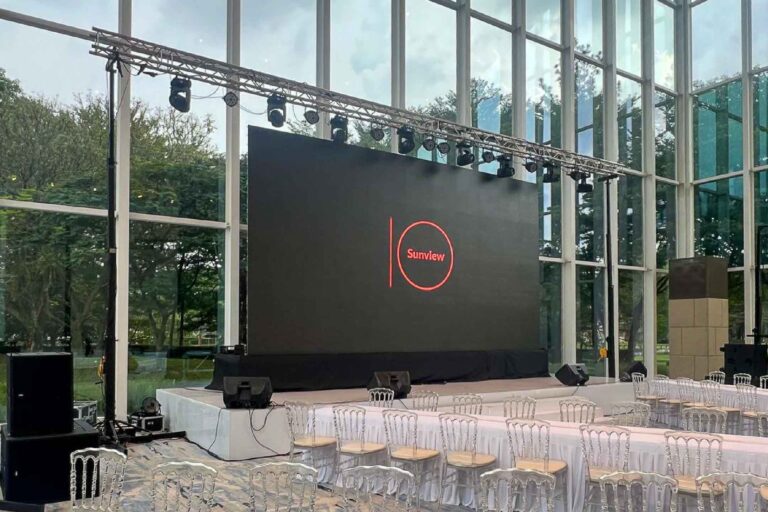 Event / Rental LED Screen at Sunview 10 Anniversary Dinner, Sentul Pavilion