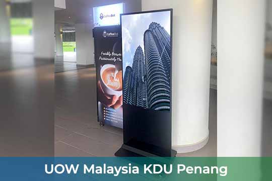 VEXO Digital Kiosk / Standee at UOW Malaysia KDU Penang University College