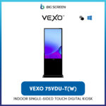 VEXO 75VDU-T(W) - Indoor Single-Sided SMART Touch Digital Kiosk/Standee (Windows)