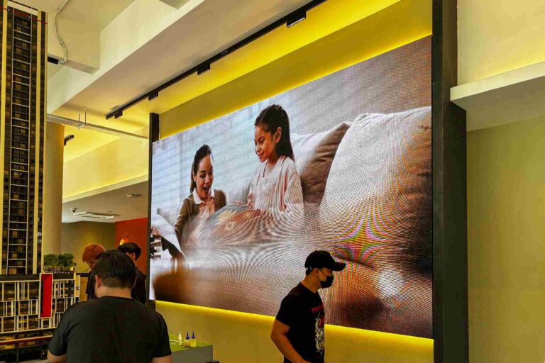 Indoor LED Screen at Avaland Sales Gallery Bangi