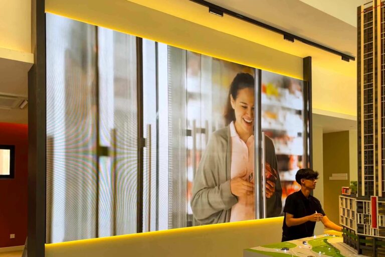 Indoor LED Screen at Avaland Sales Gallery Bangi