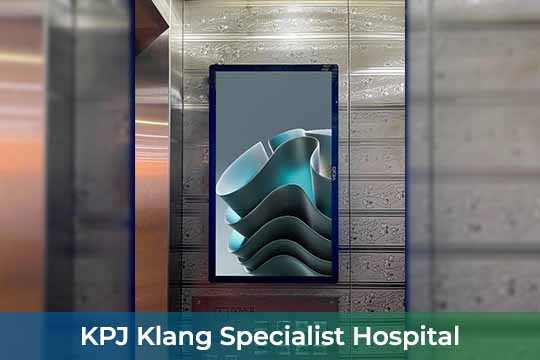 VEXO Digital Kiosk / Smart Digital Signage at KPJ Klang Specialist Hospital