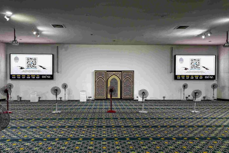 Indoor LED Screen at Masjid Sultan Salahuddin Abdul Aziz Shah
