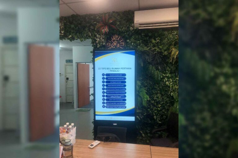 VEXO Digital Kiosk / Standee at Sim & Rahman Advocates and Solicitors