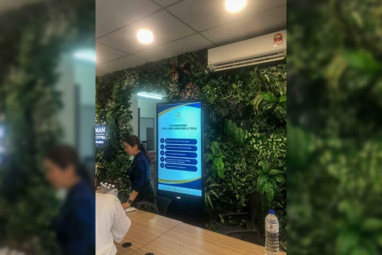 VEXO Digital Kiosk / Standee at Sim & Rahman Advocates and Solicitors