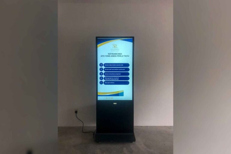VEXO Digital Kiosk / Standee at Sim & Rahman Advocates and Solicitors