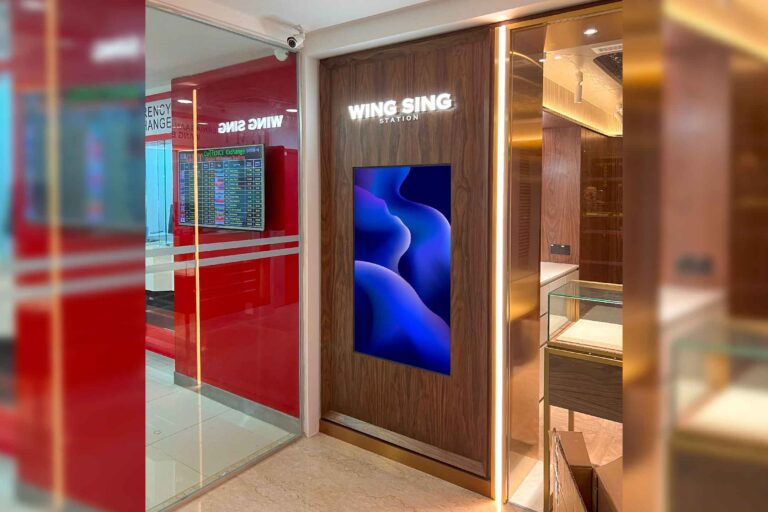 VEXO Digital Kiosk / Smart Digital Signage at Wing Sing, Intermark Mall