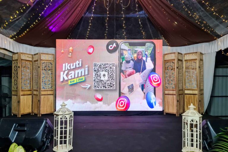 Event / Rental LED Screen for Majlis Berbuka Puasa Ramadan EHH Food Industry Sdn Bhd at EHH Food Industry Factory