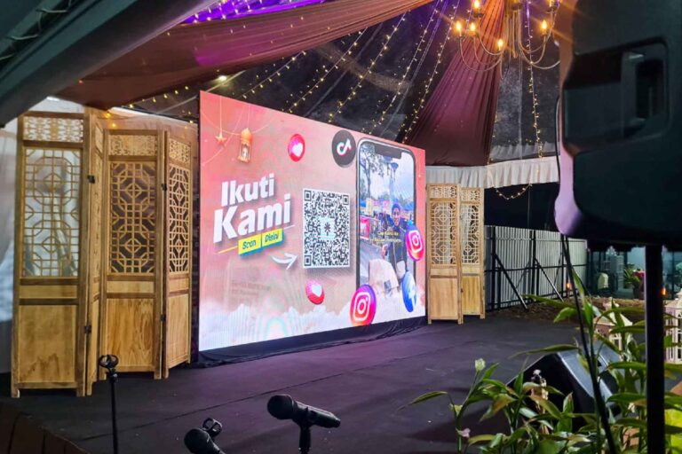 Event / Rental LED Screen for Majlis Berbuka Puasa Ramadan EHH Food Industry Sdn Bhd at EHH Food Industry Factory