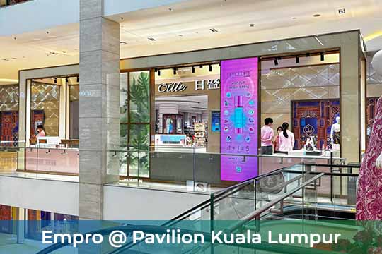 Indoor LED Screen at Empro, Pavilion Kuala Lumpur