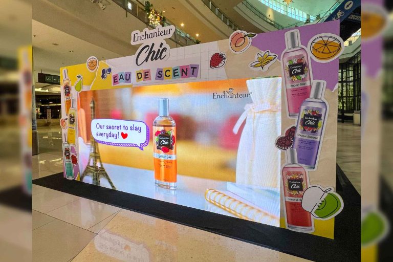 Event / Rental LED Screen for Enchanteur Chic Eau De Scent Concourse Event at IOI City Mall