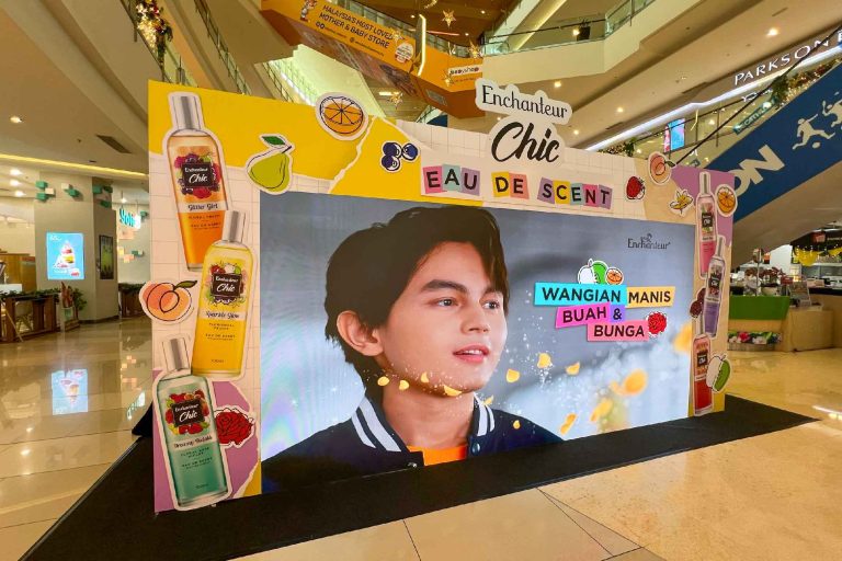 Event / Rental LED Screen for Enchanteur Chic Eau De Scent Concourse Event at IOI City Mall
