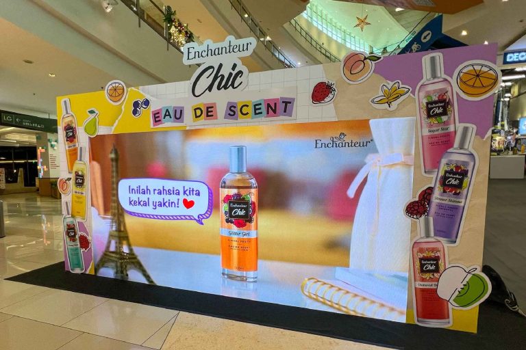 Event / Rental LED Screen for Enchanteur Chic Eau De Scent Concourse Event at IOI City Mall