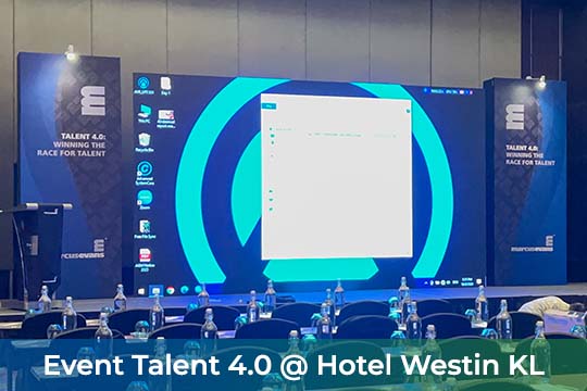 Event / Rental LED Screen at Talent 4.0: Winning the Race for Talent Hotel Westin Kuala Lumpur