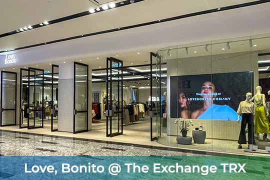 Indoor LED Screen at Love, Bonito, The Exchange TRX
