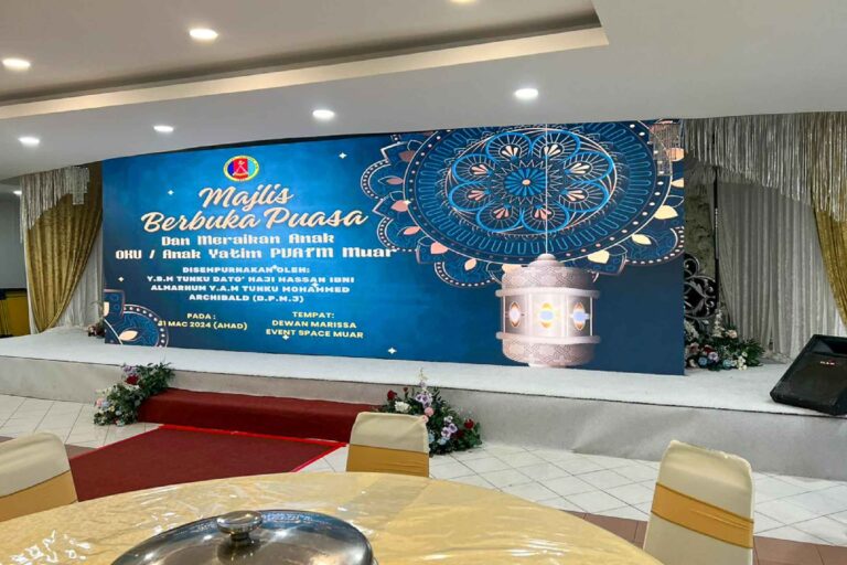 Event / Rental LED Screen for Majlis Berbuka Puasa Bersama Persatuan Veteren Angkatan Tentera Malaysia at Marissa Grand Event Space