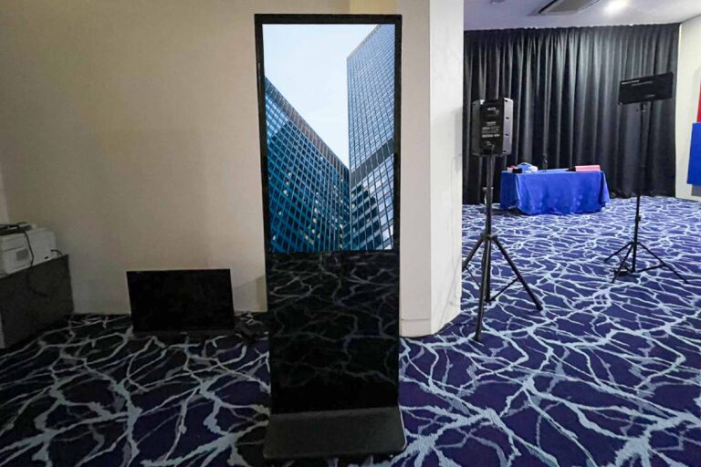 Interactive Touch-screen Kiosk / Standee at Masjid Negeri Shah Alam