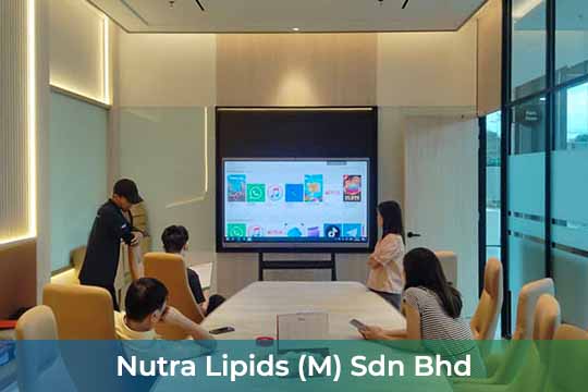 VEXO Smart Interactive Panel at Nutra Lipids (M) Sdn Bhd