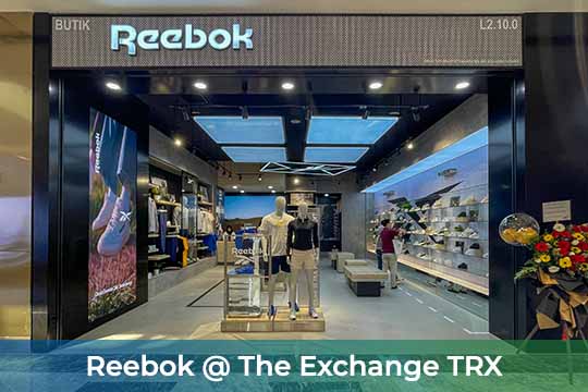 Indoor LED Screen at Reebok, The Exchange TRX