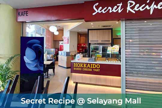 VEXO Digital Kiosk / Standee at Secret Recipe at Selayang Mall