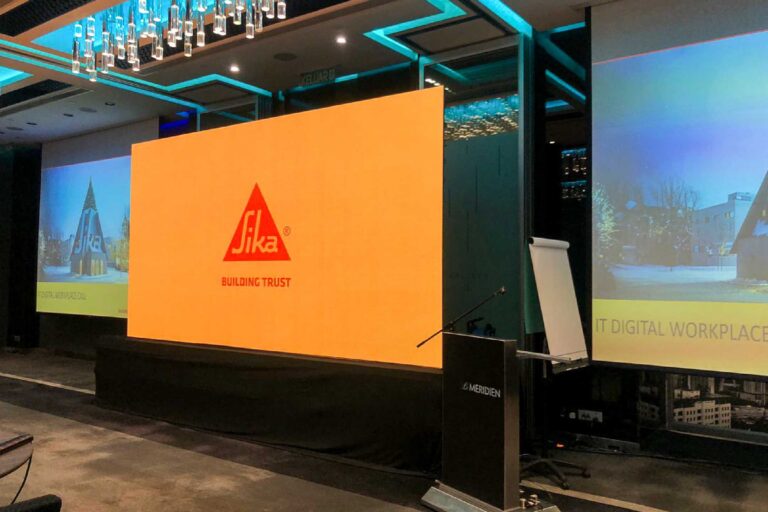 Event / Rental LED Screen for Regional Meeting's Sika Asia Pacific Services Sdn Bhd at Le Méridien Kuala Lumpur