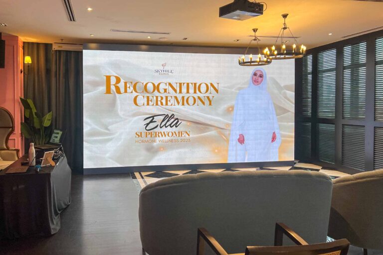 Event / Rental LED Screen for Superwomen Hormone Wellness Recognition Ceremony at Colony – Eco City