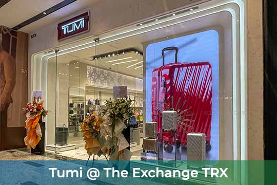 Indoor LED Screen at Tumi, The Exchange TRX