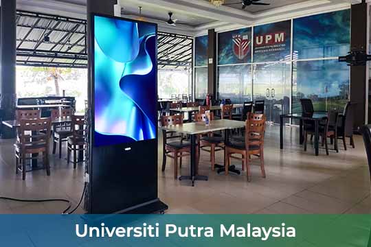 VEXO Digital Kiosk / Standee at Universiti Putra Malaysia