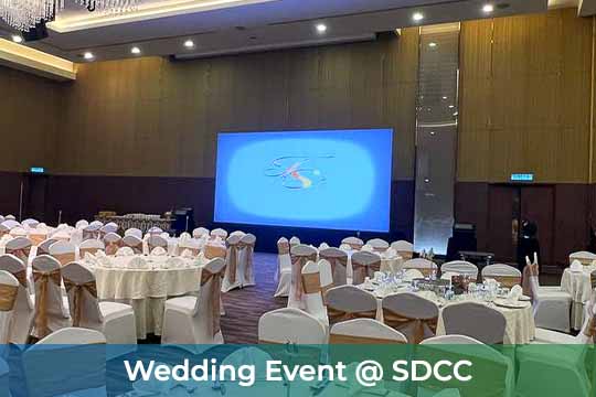 Event / Rental LED Screen at Wedding Event, Sime Darby Convention Centre