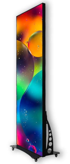 BIG Indoor LED Digital Poster 45 angle