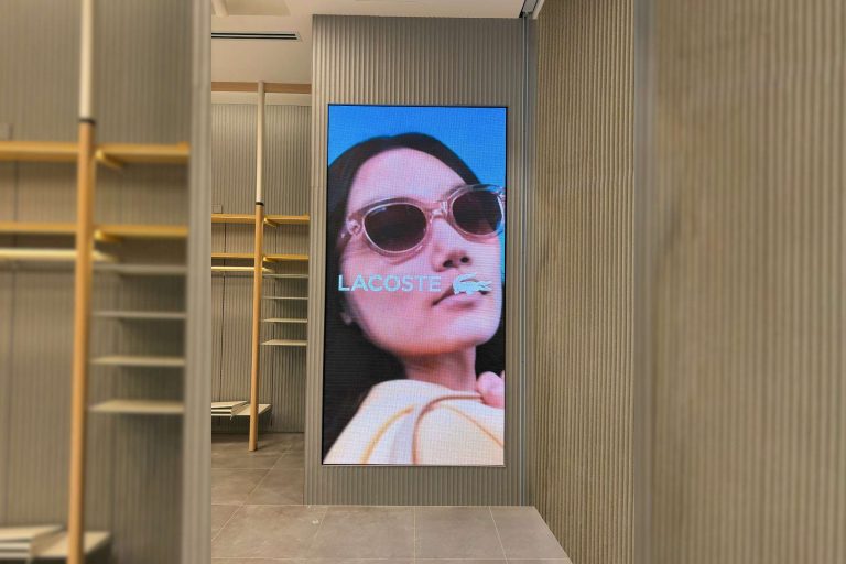 Indoor LED Screen at Lacoste at IOI City Mall