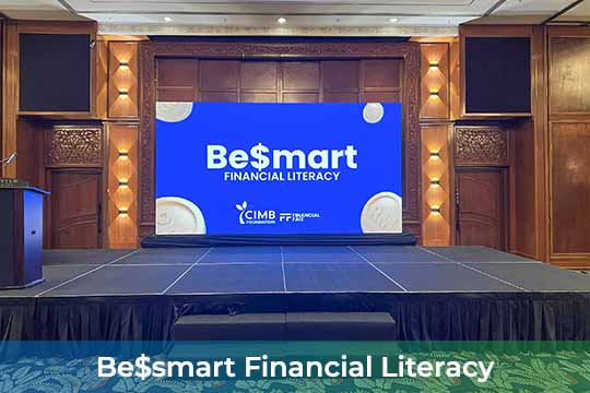 Event / Rental LED Screen for Be$smart Financial Literacy at Cyberview Resort & Spa